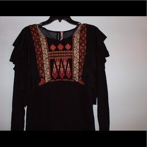 Free People embroidered top
